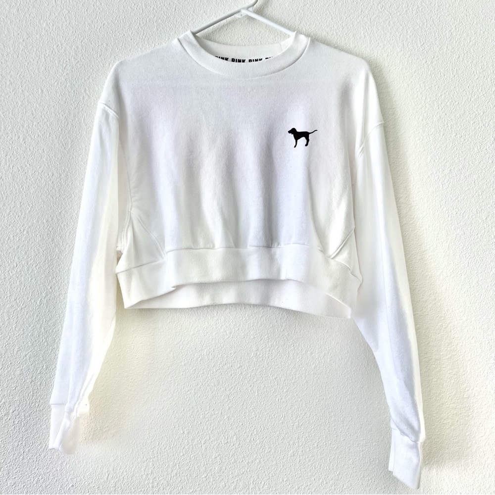 VS Pink Cropped Sweater